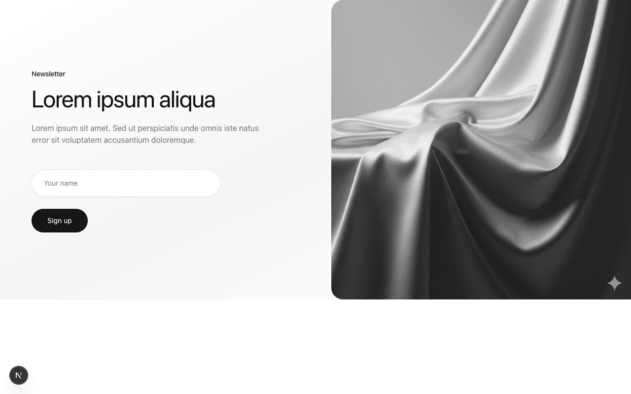 Newsletter blocks